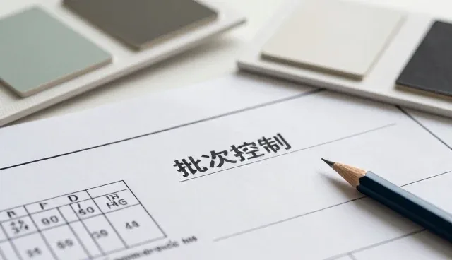 批次控制在加工环节中的常见问题与应对策略
